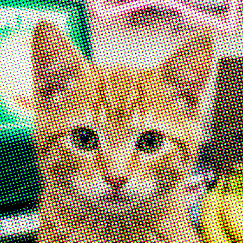 RGB halftone example