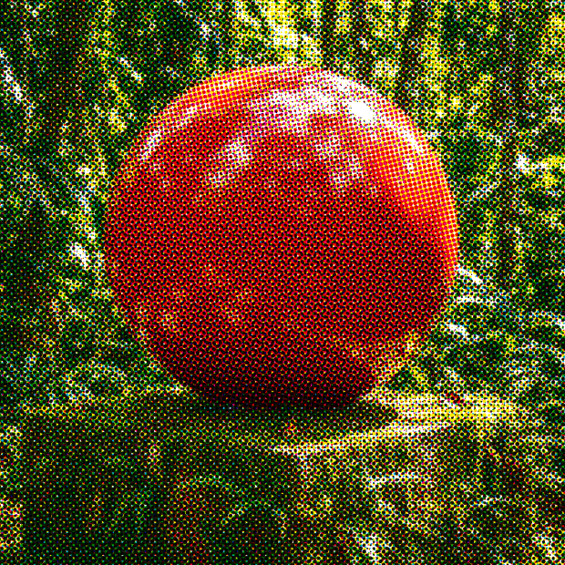 Halftone effect example