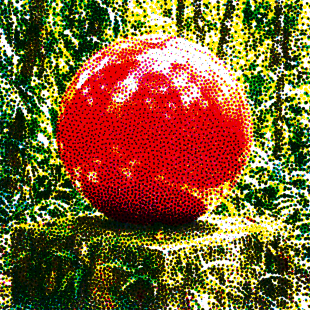 Stipple effect example